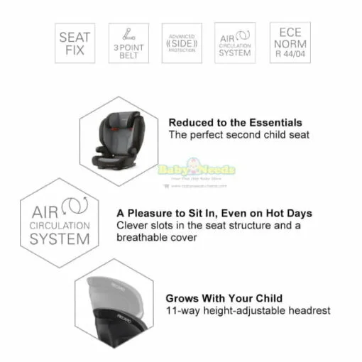 Recaro Monza Nova Evo Seatfix Car Seat (3 Years to 12 Years) - Image 6
