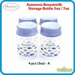 Alternative view of Autumnz Breastmilk Storage Bottles Wide Neck 5oz/7oz (4/8 Bottles)