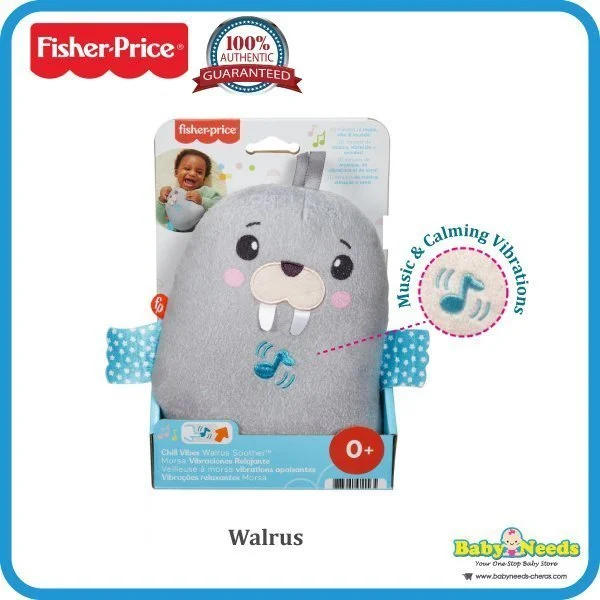 Fisher Price Calming Vibes Hedgehog/Walrus Soother - Image 3