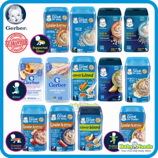 Gerber Baby Cereal (Oatmeal/Rice/Whole Wheat/Multigrain)