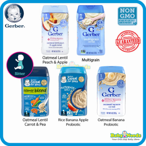 Gerber Baby Cereal (Oatmeal/Rice/Whole Wheat/Multigrain) - Image 7