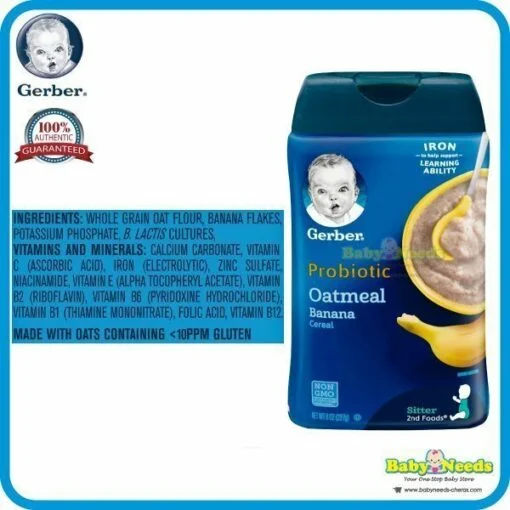 Gerber Baby Cereal (Oatmeal/Rice/Whole Wheat/Multigrain) - Image 3