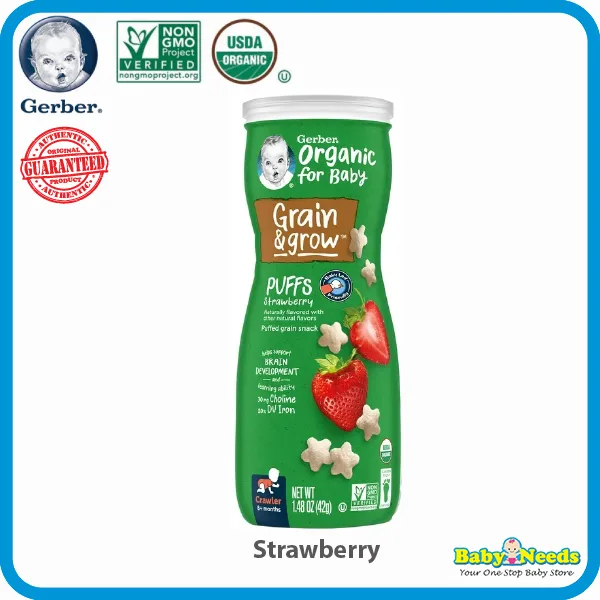 Gerber Organic Grain Snack Puff (Apple/Cranberry Orange/Fig Berry) - Image 2