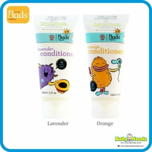 Buds Organic Conditioner for Kid 100ml (Orange/Lavender)