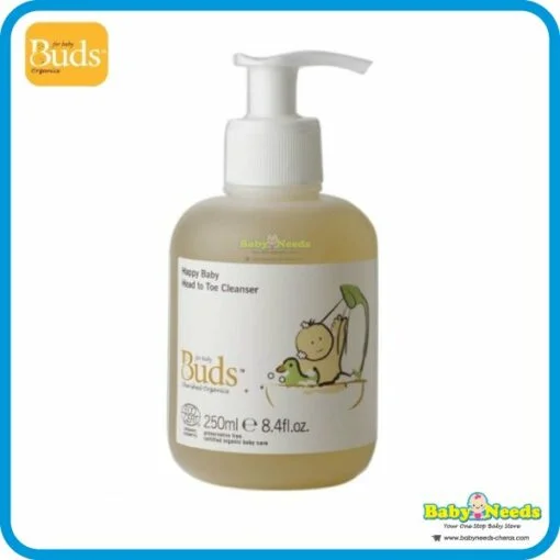 Buds Cherished Organics Happy Baby Head to Toe Cleanser 250ml