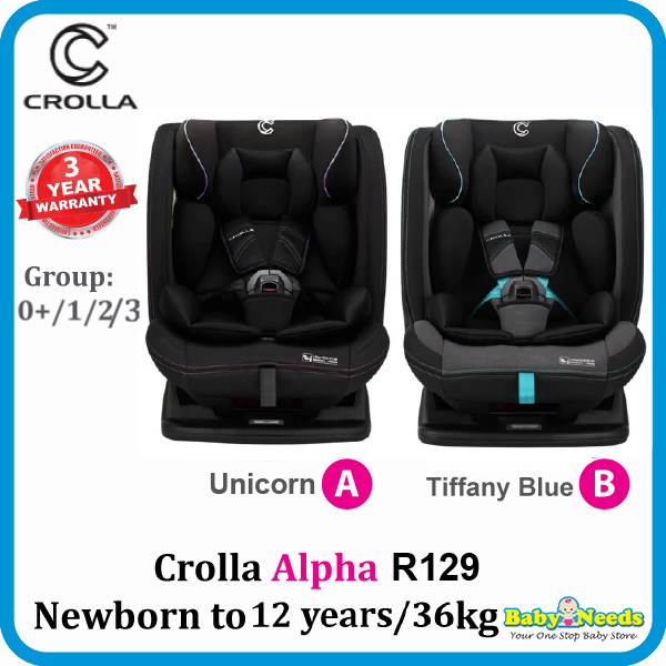 Crolla Alpha R129 Convertible Baby Car Seat