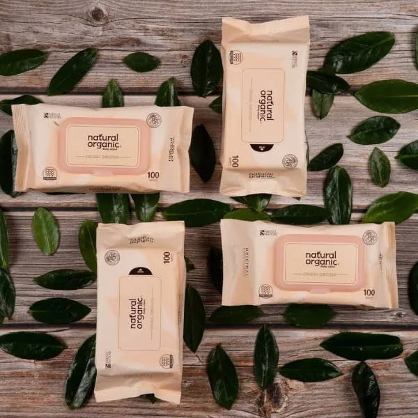 Natural Organic Baby Wipes Original Embossing 100 sheets (5pack Free 1pack 30 sheets) - Image 2