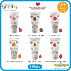 Giggles Premium Kids Toothpaste (Candy Donut/Chocolate Cupcake/Candy Apple/Mandarin Delight/Melon Delight/Strawberry Short Cake)