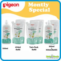 Pigeon Baby Bottles & Accessories Liquid Cleanser (500ml/450mlRefill)