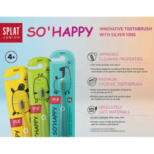 Splat So Happy Innovative Kids Toothbrush - Image 4
