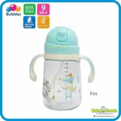 Alternative view of Bubbles 2 in 1 Tritan Straw Bottle 350ml