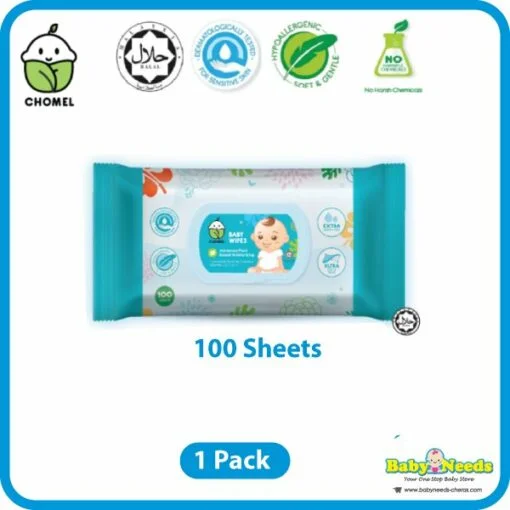 Chomel Baby Wipes (30sheets/100 sheets) - Image 2