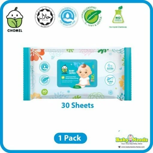 Chomel Baby Wipes (30sheets/100 sheets) - Image 3