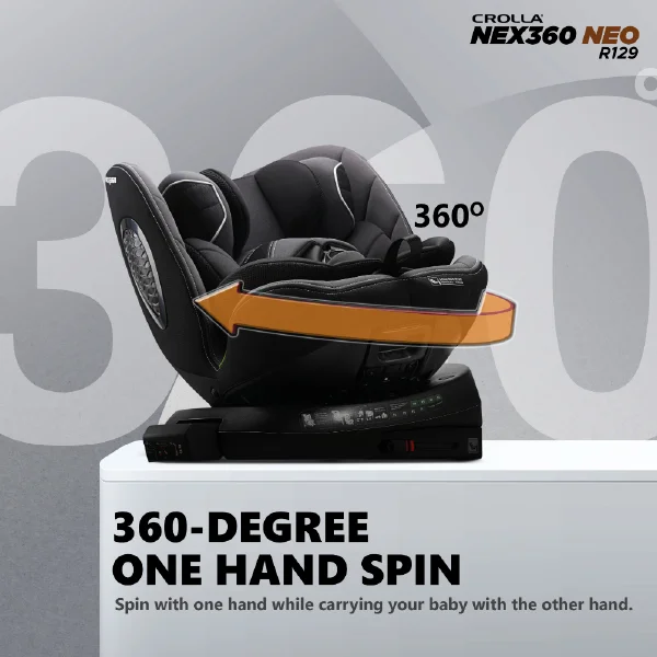 Crolla Alpha R129/Nexus/NEX360/Max Isofix Baby Car Seat/Air Carrier - Image 10