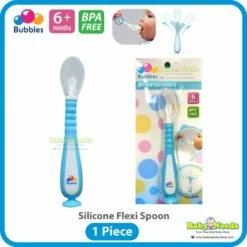 Alternative view of Bubbles Section Bowl with Spoon/Suction Bowl/Silicone Flexi Spoon