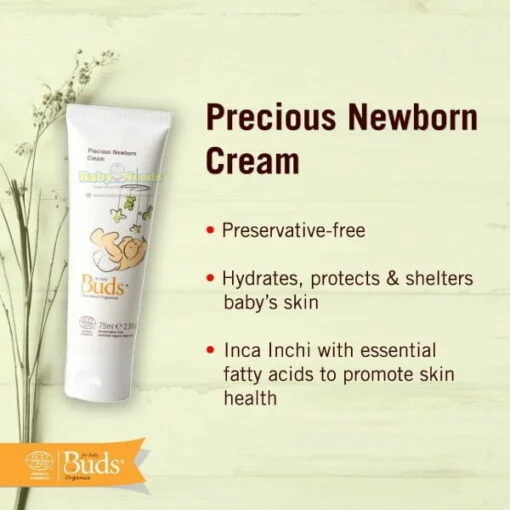 Buds Cherished Organics Precious Newborn Cream 75ml - Image 2