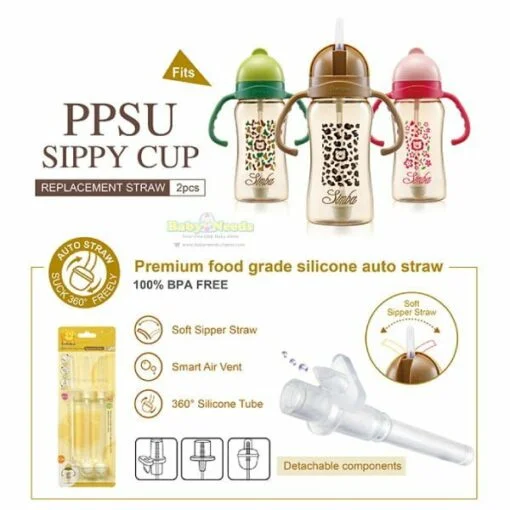 Simba PPSU Sippy Cup Replacement Straw (2pcs) - Image 2