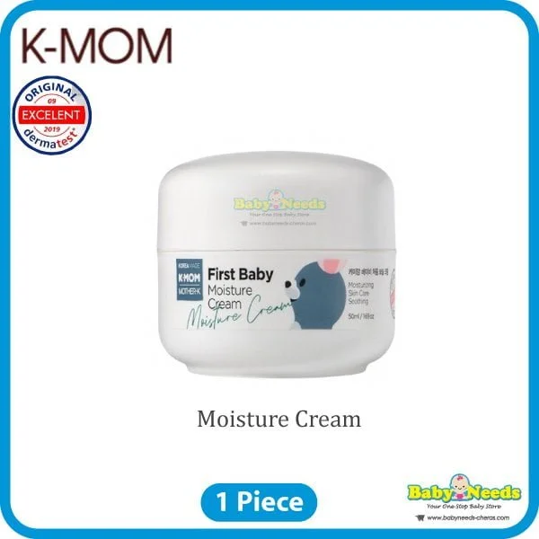 K-Mom First Baby Moisture Cream/Moisture Lotion/Gel Lotion/Moisture 2in1 Hair & Body Wash - Image 5