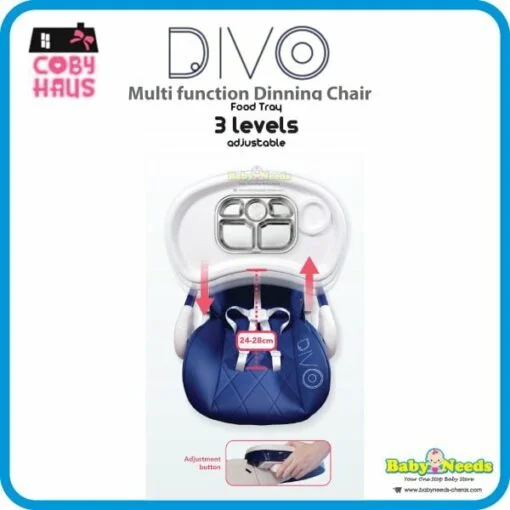 Coby Divo Multi-functional Baby Dining High Chair - Image 7