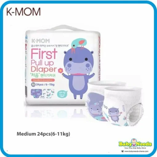 K-Mom Dual Story Pull Up Pants Diapers/White Label  (M/L/XL/XXL/XXXL) - Image 2