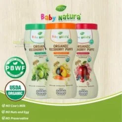 Alternative view of Baby Natura Organic Baby Riceberry Puffs