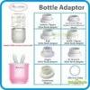 Autumnz Portable Baby Bottle Warmer Ultra Wide Neck/Slim Neck Adaptor