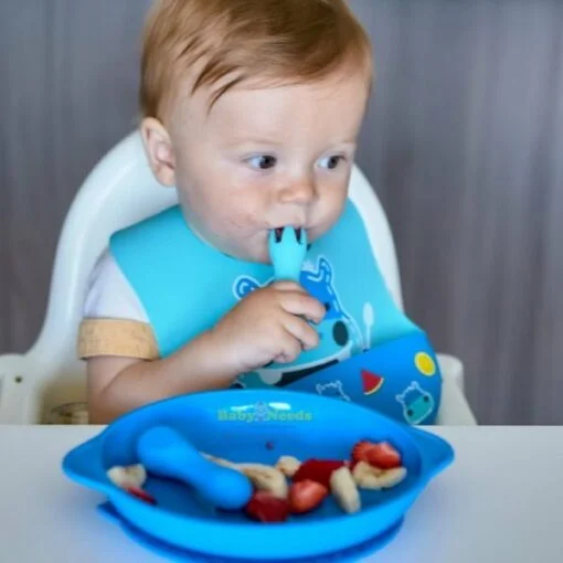 Marcus & Marcus Silicone Palm Grasp Baby Spoon&Fork - Image 6