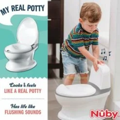 Alternative view of Nuby My Real Potty Mini Size kids Toilet
