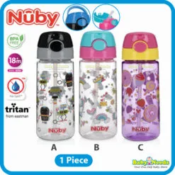 Nuby Tritan Flip-It Active Kids Straw Cup 532ml (18oz)