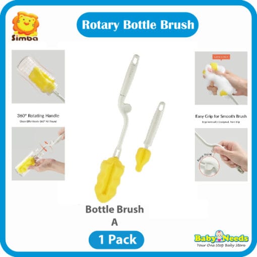 Simba Rotary Bottle Sponge Brush - Image 2