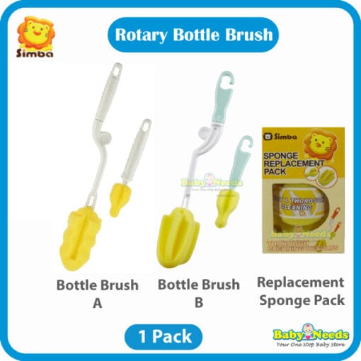 Simba Rotary Bottle Sponge Brush