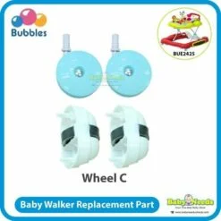 Bubbles 3 in 1 5 in 1 Baby Walker Wheel Replacement Cushion Baby Needs Online Store Malaysia