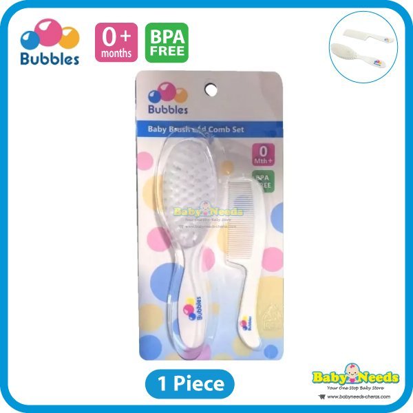 Bubbles Baby Hair Brush and Comb Set - Baby Needs Online Store Malaysia
