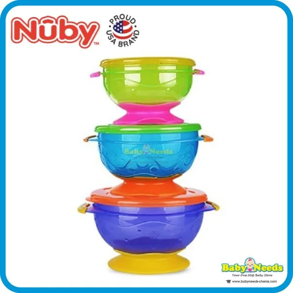 Nuby Stackable Suction Bowls - Image 3