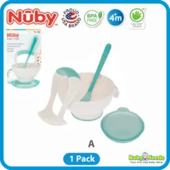 Alternative view of Nuby Garden Fresh Mash N Feed Bowl with Spoon and Food Masher