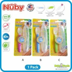Nuby Soft Silicone Spoon With Hygienic Case