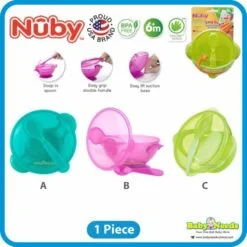 Nuby Easy Go Suction Bowl & Spoon
