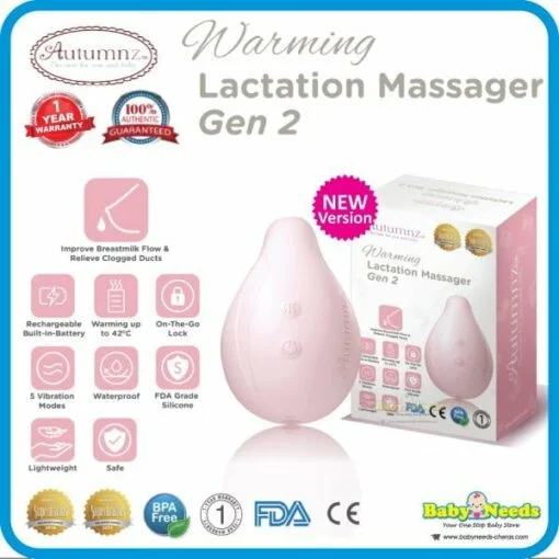 Autumnz Warming Lactation Breast Massager Gen 2