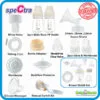 Spectra Breastpump Accessories (Valve/Bottle/Breast Shield/Tubing/Adaptor/Backflow Protector)
