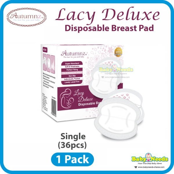 Autumnz Lacy Deluxe Disposable Breastpads - Baby Needs Online