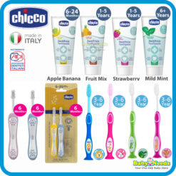Chicco Baby Toothpaste/Baby Toothbrush