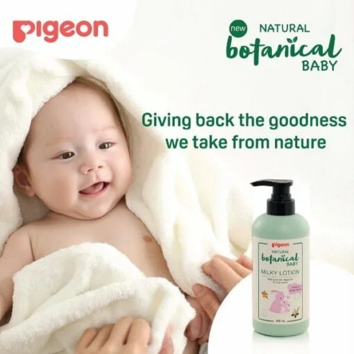 Pigeon Natural Botanical Baby Head&Body Wash/Milky Lotion/Water Gel/Massage Oil - Image 9