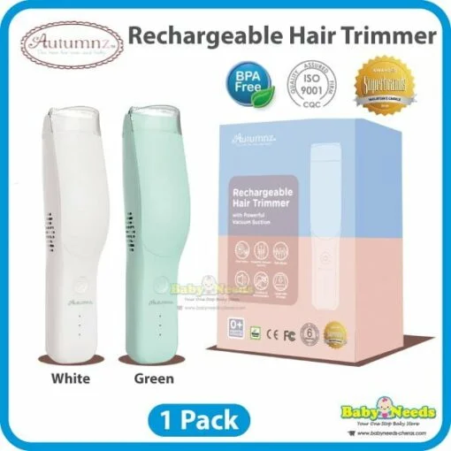 Autumnz Rechargeable Hair Trimmer with Powerful Vacuum Suction