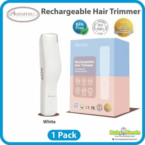 Autumnz Rechargeable Hair Trimmer with Powerful Vacuum Suction - Image 3