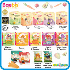 Baebis Organic Baby Rice Biscuit Puffs/Porridge/Fruits Qube