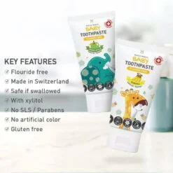 Alternative view of Marcus & Marcus Baby Toothpaste (Fluoride Free)