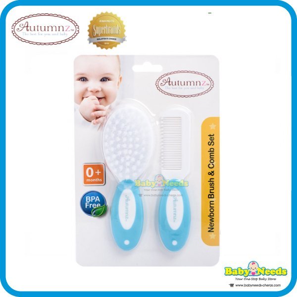 Autumnz Newborn Baby Hair Brush & Comb Set - Baby Needs Online Store  Malaysia