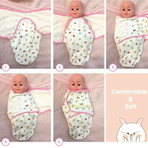 Babylove Newborn Baby Infant Swaddle Wrap - Image 8