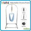 Bebecom Baby Cradle Stand ( Adjustable Height ) Chrome