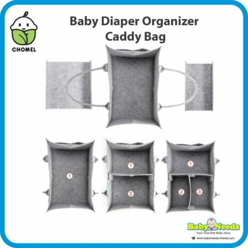 Chomel Baby Diaper Multiple Organizer Caddy Bag - Image 4